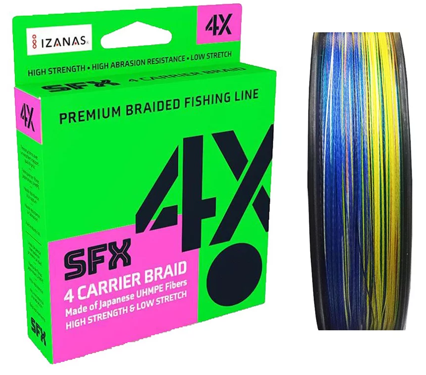 Sufix SFX 4 Carrier Braid Multicolor 300m