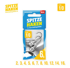 Lieblingsköder Spitze Haken #1/0