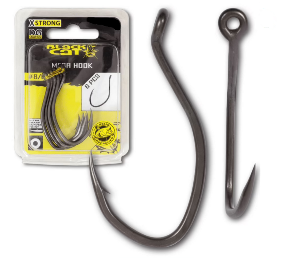 Black Cat Mega Hook 6/0 - 6Stk
