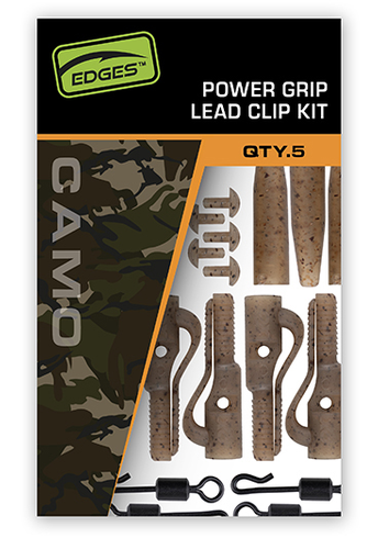 FOX Edges Camo Power Grip Lead Clip Kit