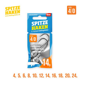 Lieblingsköder Spitze Haken #4/0