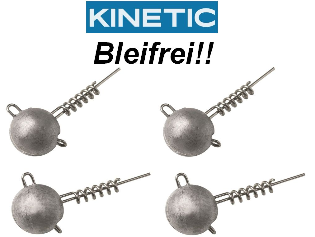 Kinetic Screw In Jighead Zinc (bleifrei)