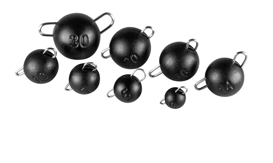 LMAB Tungsten Chebu Sinker Matt Black