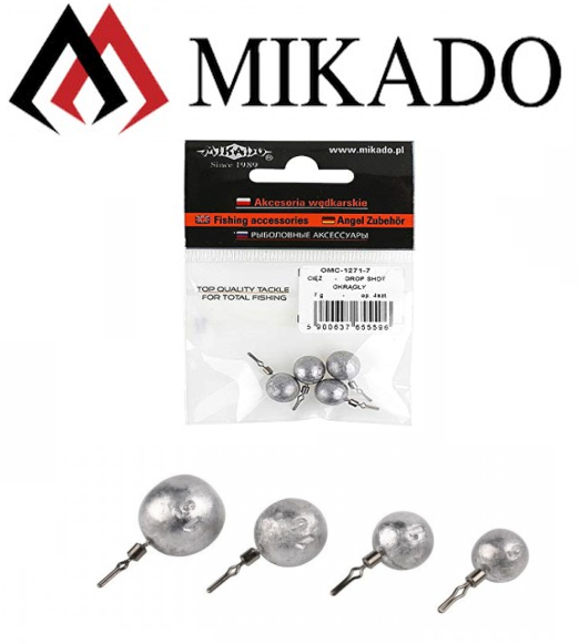 Mikado Drop Shot Sinker Rund