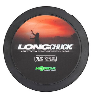 Korda Longchuck Low Stretch Distance Mono Clear 1000m