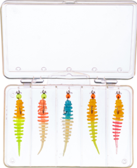Balzer Trout Collector Mix-Box Garlic inkl.Haken und Tungsten