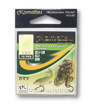 Kamatus K-812 Method Feeder Sensei Haken mit Öhr