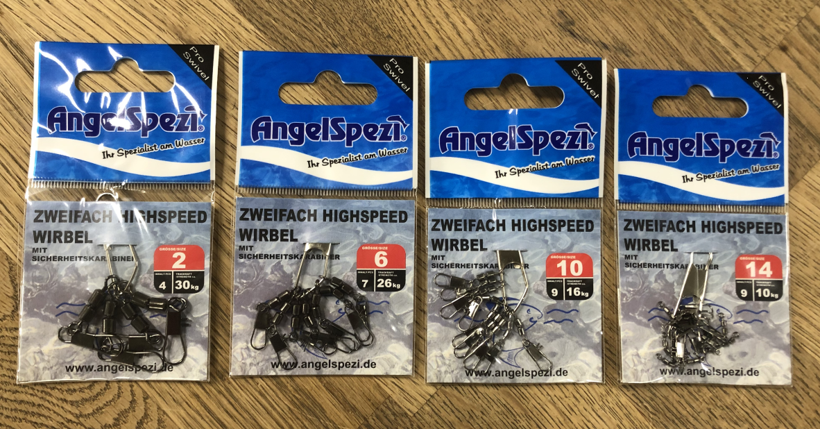 Angelspezi Zweifach Highspeed Wirbel