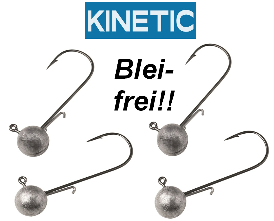 Kinetic Jighead Zinc (bleifrei)