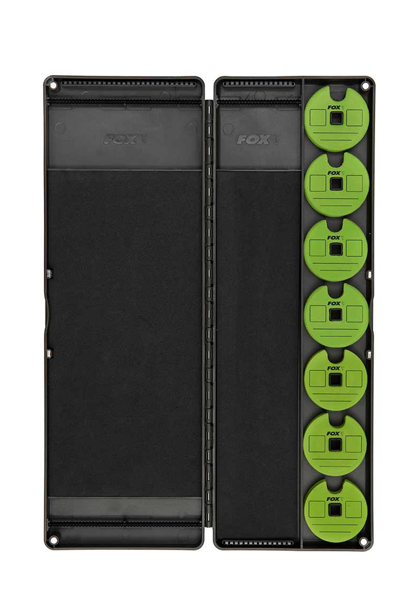 FOX Edges Large rig and disc box inc 50 pins / 7 discs