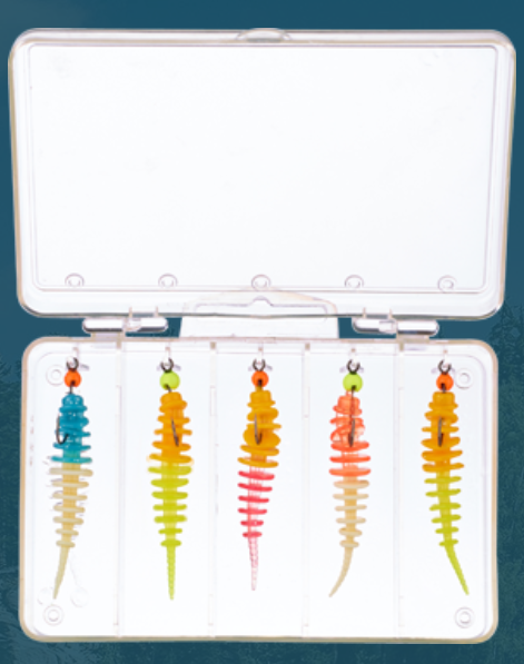 Balzer Trout Collector Mix-Box Garlic inkl.Haken und Tungsten