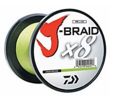 Daiwa J-Braid x8 Chatreuse 150m