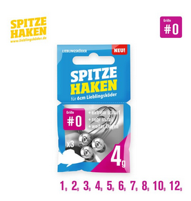 Lieblingsköder Spitze Haken #0