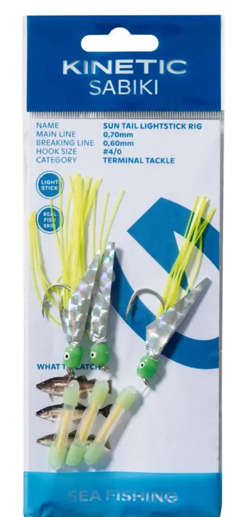 KInetic sabiki Sun Tail Lightstick