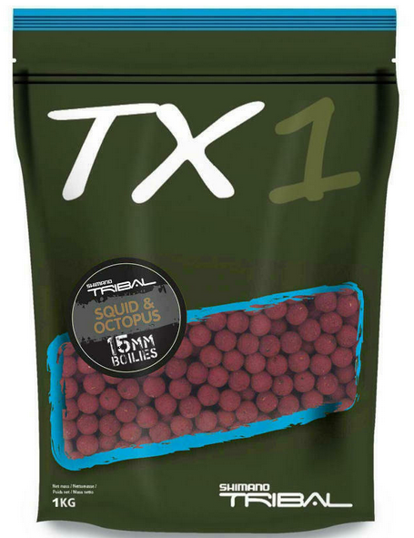 SHIMANO Tribal TX1 Boilies 15mm / 1kg