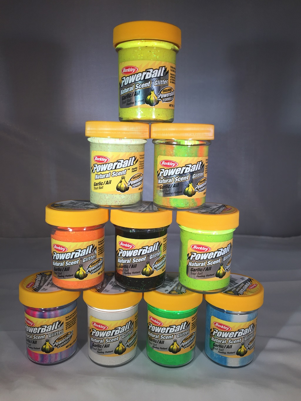 Powerbait Natural Scent Glitter GARLIC