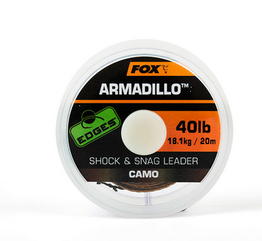 FOX Armadillo Shock 6 Snag Leader 20m 40lb 18.1kg