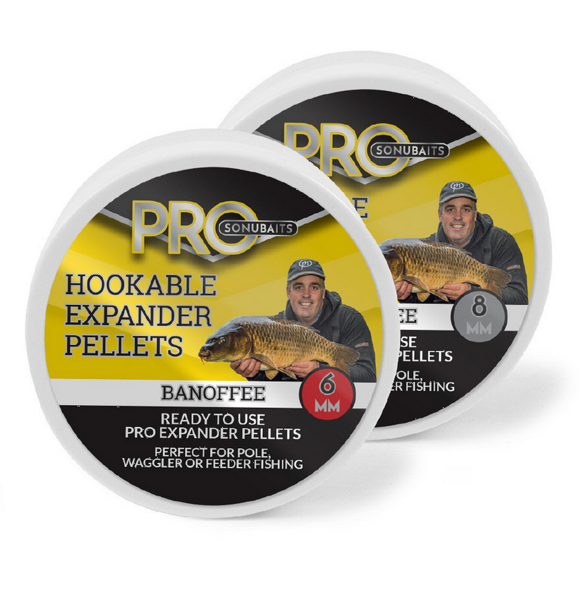 Sonubaits Hookable Expander Pellets Banoffee 100g