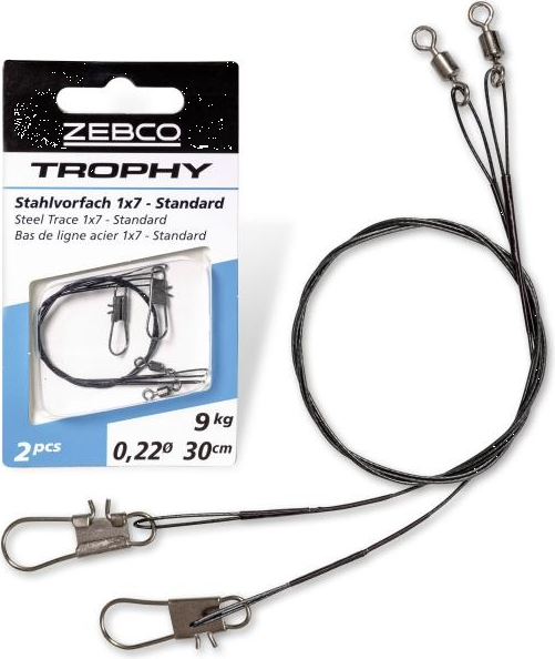 Zebco Trophy 1x7 Stahlvorfach 50cm