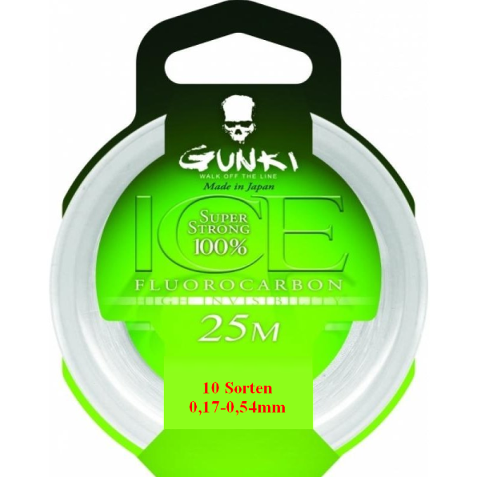 Gunki 100% Fluorocarbon ICE 25M